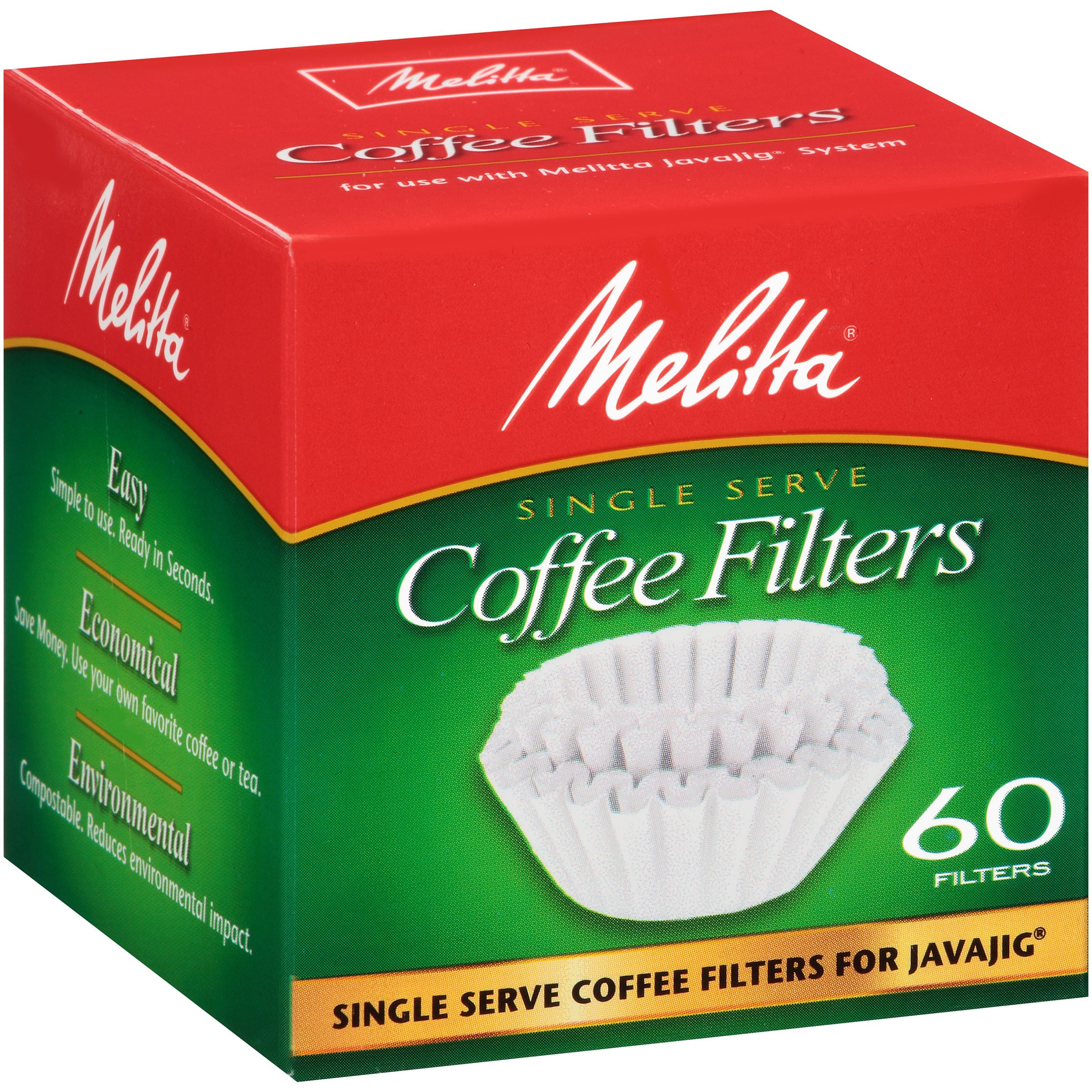 Melitta Coffee Filters Single Serve 60 CT by Melitta USA Inc.