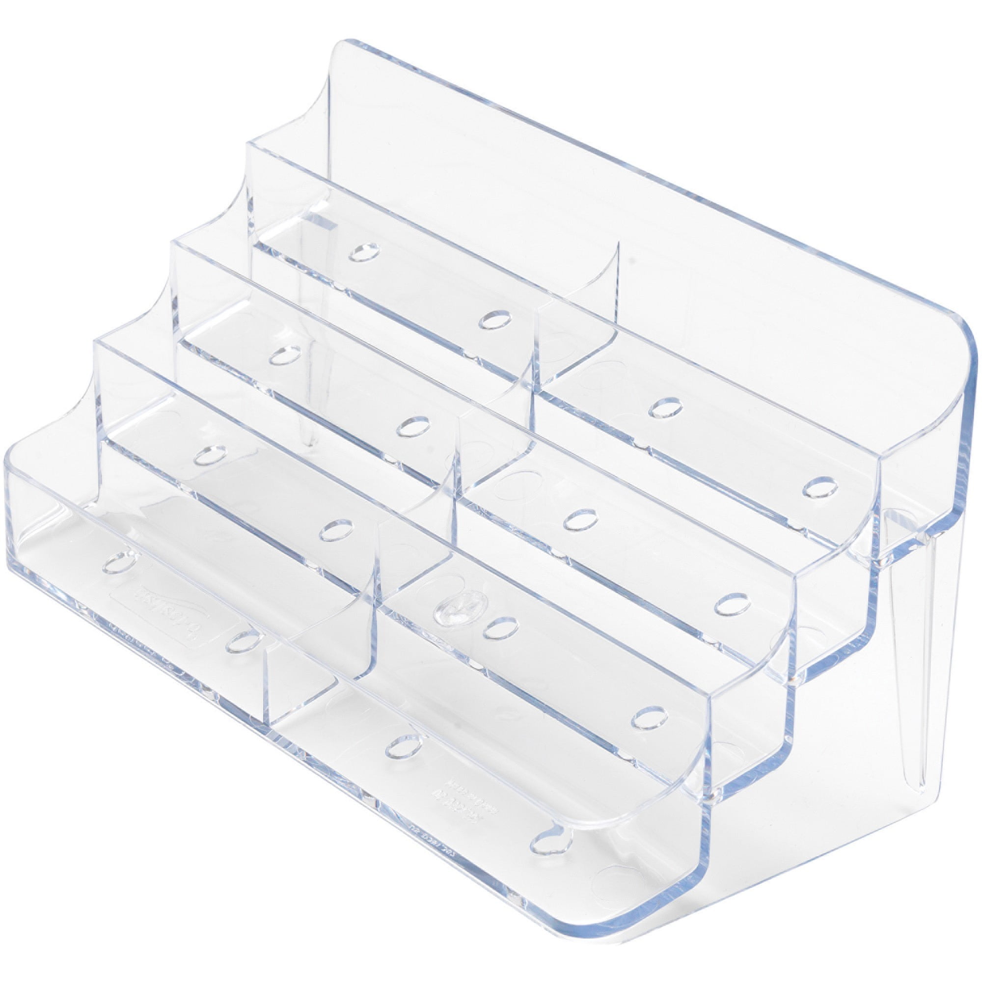 deflecto Eight-Pocket Business Card Holder, Capacity 400 Cards, Clear