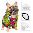 thumbnail image 4 of Bingfone Colorful Tie Dye Stained Glass 1 Dog Clothes Hoodie, Pet Winter Coat,Puppy Sweatshirts For Small Dogs Boy Girl,Suitable For All Breeds-X-Small, 4 of 9