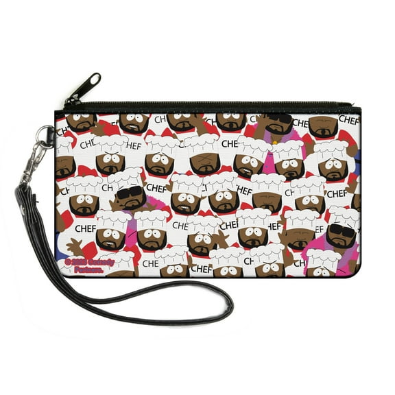 Comedy Central Wallet, Zip Clutch, South Park Chef Expressions Stacked, Canvas