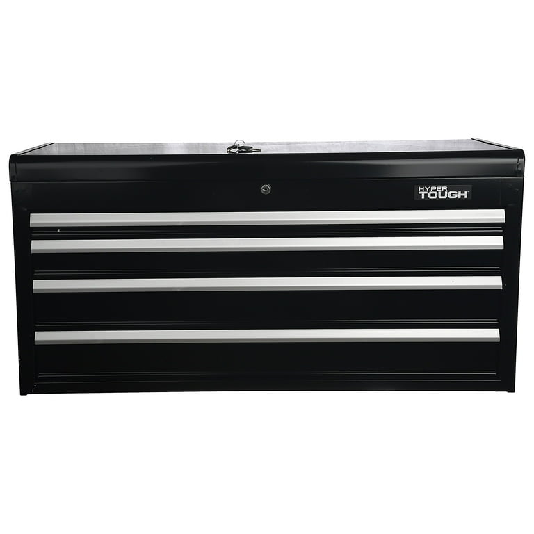 Hyper Tough 41 Wide 4 Drawer Tool Chest Black Walmart