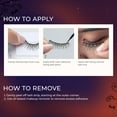 thumbnail image 4 of KISS Halloween False Eyelashes,&nbsp;‘Noblesse’, 12mm, Light Volume, 1 Pair KISS Lashes, 4 of 12