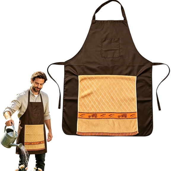 Clearance Under $5.46! Funny Graphic BBQ Apron with Adjustable Neck Strap, Oil-Proof Cooking Apron for Men, Washable Work Apron for Outdoor Grilling and Kitchen
