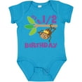 thumbnail image 3 of Inktastic Half Birthday 6 Months Baby Monkey Boys or Girls Baby Bodysuit, 3 of 5