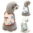 thumbnail image 1 of SPRING PARK Dog Lovely T Shirt Pet Clothes Apparel Vest Costumes Puppy Printed Breathable Coat, 1 of 7