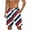 American Flag#2, variant on VBTAPA Big and Tall Swim Trunks Men Quick Dry Board Shorts Tropical Print Beach Vacation Shorts Bathing Suits with Pockets Sales of The Day Clearance Black XXXXXL