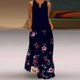 thumbnail image 1 of Ichuanyi liquidación de verano para mujeres ocio suelto en v pable de bolsillo de bolsillo largo estampado de flores vestidos sin mangas ICHUANYI WER2023081604635, 1 of 5