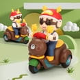 thumbnail image 3 of Zeiwohndc Electric Motorcycle Stunt Tricycle Toy Kids Babies Easter Gift Musical Vehicle, 3 of 11