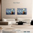 thumbnail image 4 of Elephant Stock Dogs Journey Starry Night Wall Art - Horizontal Canvas Wall Art - Bedroom Wall Decor - Animal Canvas - Black And Blue Decor - 48" x 32", 4 of 8