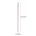 thumbnail image 2 of Unique Bargains 1 Pc Colorful Handbag Chain Strap 23.62" White Pink Acrylic, 2 of 5