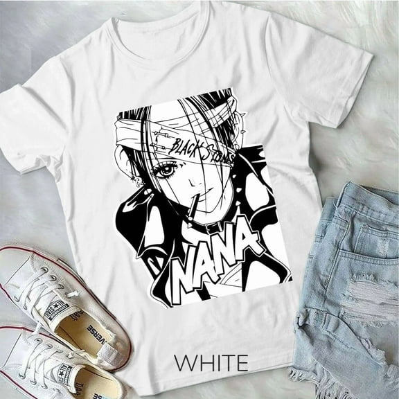 Nana Shin,black Stones Brown And Black Anime Japan New T-Shirt White