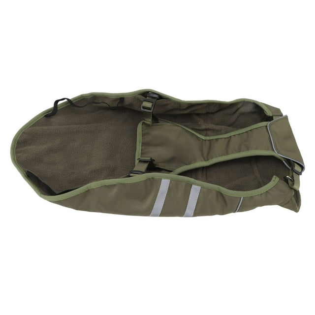 Manteau de Pluie pour Animaux, Imperméable Polyvalent pour Chien avec Bande Élastique et Bande Réfléchissante pour Grands Chiens TG