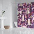 thumbnail image 2 of Goldendoodle Dog and Flower Floral Shower Curtain 84"x72" ,Bathroom Decorative Shower Curtains Set with 12 Hooks,Modern Waterproof Washable Shower Curtain, 2 of 6