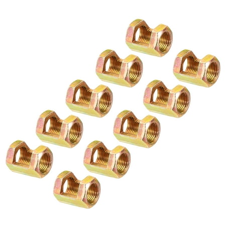 

Uxcell 1/8IP Hex Coupling Nut Female Connector 20mm Hexagonal Sleeve Nut Rod Bar Stud Tube Joint 10 Pack