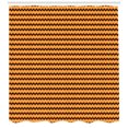 thumbnail image 3 of Ambesonne Stripes Shower Curtain, Geometric Lines Composition, 69"Wx70"L, Orange Black Pale Orange, 3 of 3