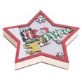 thumbnail image 4 of Adorno de estrella de madera ANGGREK Decoración Rústica de Navidad 18x17cm, 4 of 8