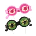 thumbnail image 1 of Gafas de juguete con forma de ojos locos, gafas con guiño y cuerda para parpadear, accesorio divertido y novedoso para fiestas infantiles, presentaciones en el escenario., 1 of 8