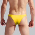 thumbnail image 3 of Vedolay Panties Mens Briefs Men Fashion Underpants Solid Briefs Personalized Underwear,Yellow One Size, 3 of 4