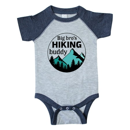 

Inktastic Big Bro s Hiking Buddy with Mountains and Trees Gift Baby Boy or Baby Girl Bodysuit