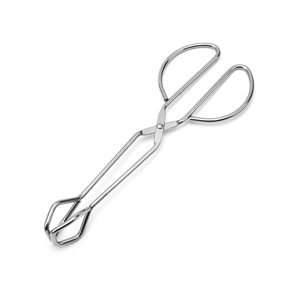 Stainless Steel BBQ Tongs Meat Food Clip Vegetable Cake Clip Clamp Long Handled