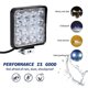 thumbnail image 4 of 2 pcs 48W 6000k Cree LED Spot Beam Square Work Lights Lamp Tractor SUV Truck 4WD 12V 24V, 4 of 5