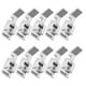 thumbnail image 2 of Prensatelas para máquina de coser, 10 Uds., herramientas de costura con cremallera de un solo lado, prensatelas de acero inoxidable, parte superior de la línea Jadeshay A, 2 of 8