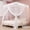 White, variant on Available in four sizes, this four-corner bed canopy features polyester mesh curtains and a top cover, making it ideal for bedroom decor.