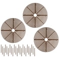 thumbnail image 1 of Paquete de 3 cubiertas para macetas para plantas de interior, protectores de suelo ajustables de 19cm, mantienen a los gatos fuera de las plantas en macetas, plantas de interior, 1 of 5