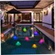 thumbnail image 3 of Flores flotantes, luz flotante para piscina, lámpara flotante para piscina, lámpara impermeable para estanque de piscina, lámpara flotante, luces solares de loto para piscina, estanque, jardín, decoración estilo1 Zhivalor ZLM-0227, 3 of 5