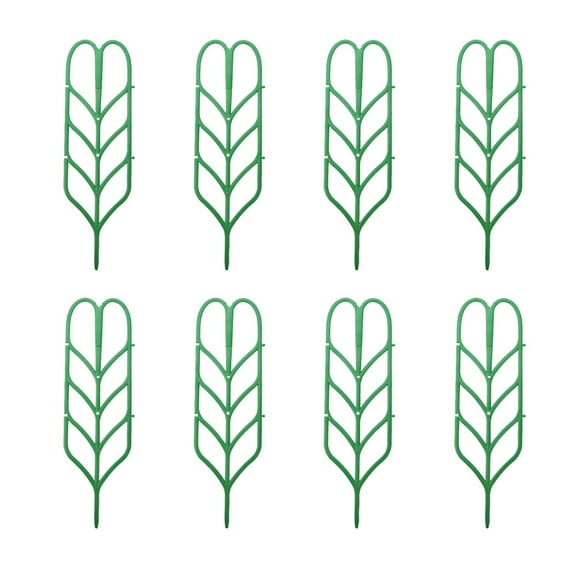 Worgeous 9 Pcs Plants Trellis Patio Climbing Trellises Cucumber for Raised Beds Supports Green