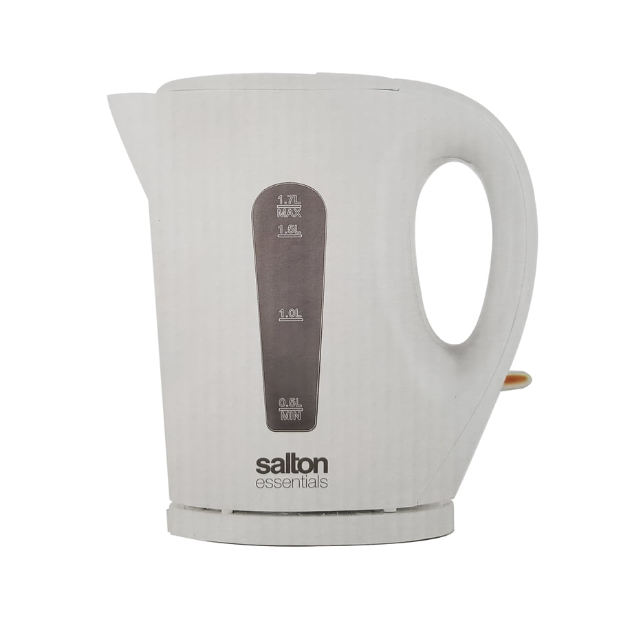 Salton Essentials EJK1821W Cordless Electric Kettle, 1.7 Liter