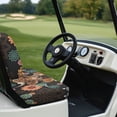 thumbnail image 4 of Binienty 2 Pcs Golf Cart Seat Cushion Covers Kit Floral Highland Cow Golf Cart Blanket Seat Covers Compatible with EZGO & Club Car 2 Passenger Seats Carts, 4 of 8