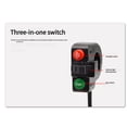 thumbnail image 6 of Scooter Horn Headlight Switches Bicycles Headlight Horn Turn Signal Light, 6 of 20
