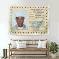 thumbnail image 3 of Tapestry Music Rapper de pared para habitación, 150 x 90 cm, estética, dormitorio, 3 of 3