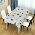 thumbnail image 6 of SKYSONIC 60"x60" Square Tablecloth with Blown Leaves Prints, Anti-Wrinkle and Smooth Table Cloth for Kitchen/Home/Dinning Wedding Decoration, 6 of 7