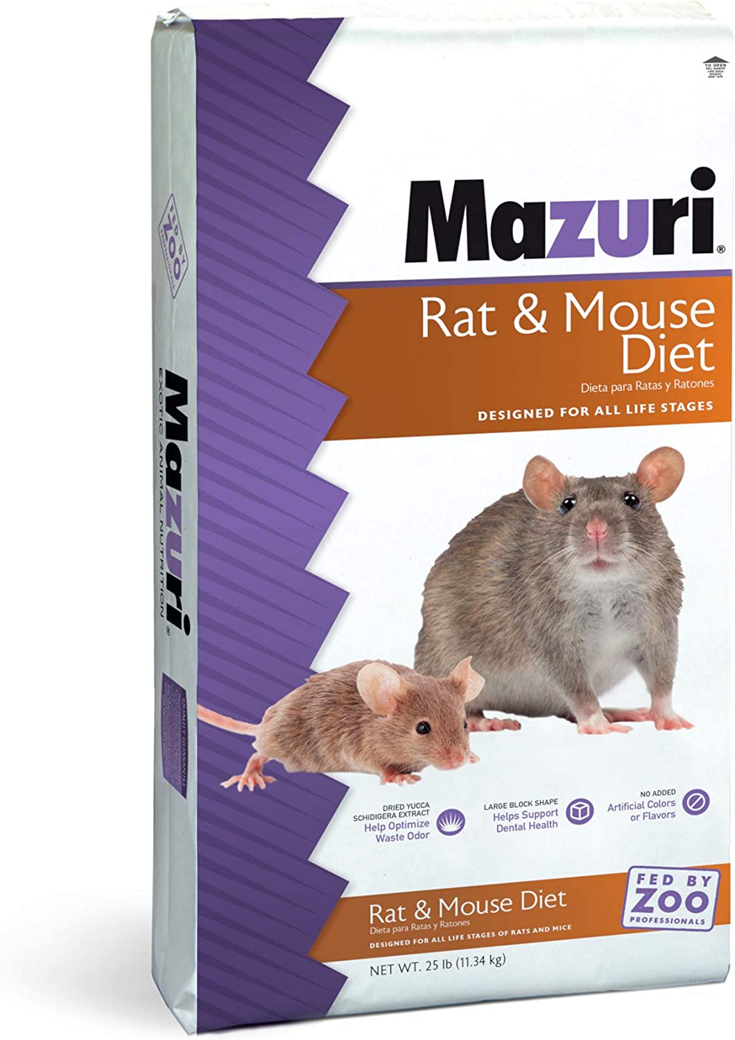 Nutritionally Complete Rat and Mouse Food AmmoniaReduction Formula