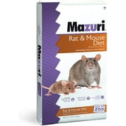 Mazuri Rodent | Nutritionally Complete Rat and Mouse Food | Ammonia-Reduction Formula - 25 Pound (25 lb.) Bag