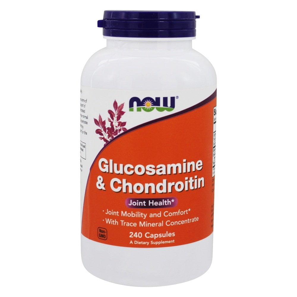 NOW Foods Glucosamine and Chondroitin Caps 240 Capsules Walmart