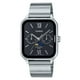 thumbnail image 1 of Casio Standard Analog Moon Phase Stainless Steel Black Dial Quartz MTP-M305D-1A2V Men's Watch, 1 of 3