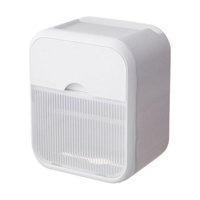 Wall Mounted Roll Tissue Container Waterproof Dustproof Tissue Box for Bathroom Bedroom Living Room