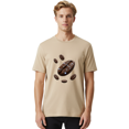 thumbnail image 2 of Coffee-Bean-Constellation Mens Graphic Tee, 100% Cotton, Casual Summer Wear, 2 of 2