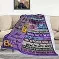 thumbnail image 4 of Daughter in Law Gifts Throw Blankets 60" X 50" - Gifts for Daughter In Law - Daughter in Law Gift Ideas - Mothers Day Birthday Gifts from Daughter in Law - Bonus Daughter Gifts - Blanket for Sofa, 4 of 6
