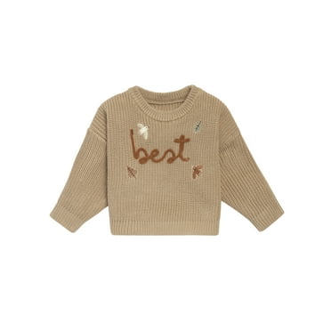 Modern Moments by Gerber Baby Boy Sibling Matching Sweater, Sizes 0/3 Months - 24 Months