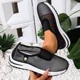 thumbnail image 6 of Shallow Cut Women's Casual & Dress Shoes Comfortable Plus Size Office Work Daily Wear Spring Summer Black 9.5, 6 of 9