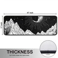 thumbnail image 5 of Kitchen Rugs Sets Of 2,Black Gothic Moon Mountain Pattern Anti Fatigue Kitchen Mat Rugs Non Slip Washable,Decorative Kitchen Floor Mats for Kitchen,Sink,Laundry,17"x47"+17"x47", 5 of 5