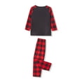 thumbnail image 6 of KelaJuan Family Matching Christmas Pajamas Sets ,Long Sleeve Dog Print Tops + Plaid Pants or Long Sleeve Jumpsuit, 6 of 8