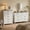 Gray+White-1, variant on Asofer Bedroom Furniture Set of 2 - Includes 6 Drawer Dresser & 5 Drawer Dresser