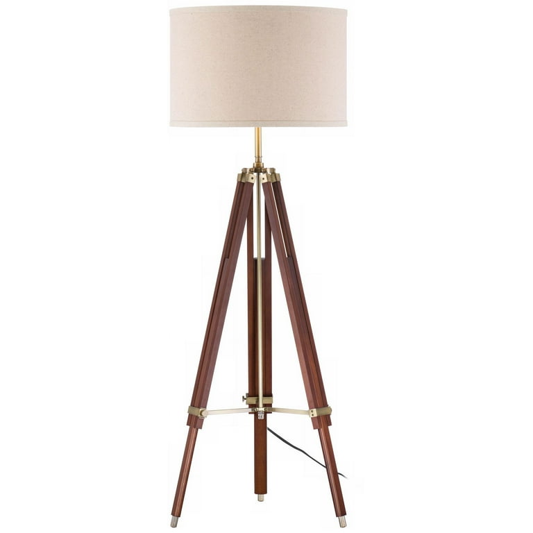Possini Euro Design Surveyor Modern Tripod Floor Lamp 57 1 2
