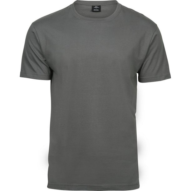 Tee Jays - Camiseta básica super suave de manga corta (Gris Polvo)