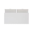 thumbnail image 4 of Linon Peggy 2 Tiroirs 44" Bureau, Blanc, 4 of 4